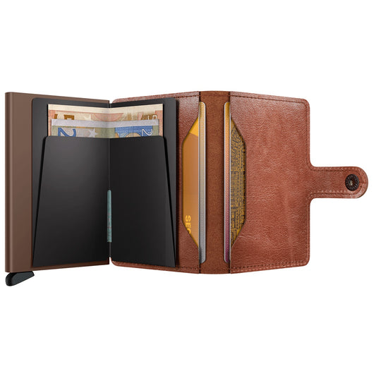 Secrid Miniwallet Skinnplånbok Vintage Cognacbrun