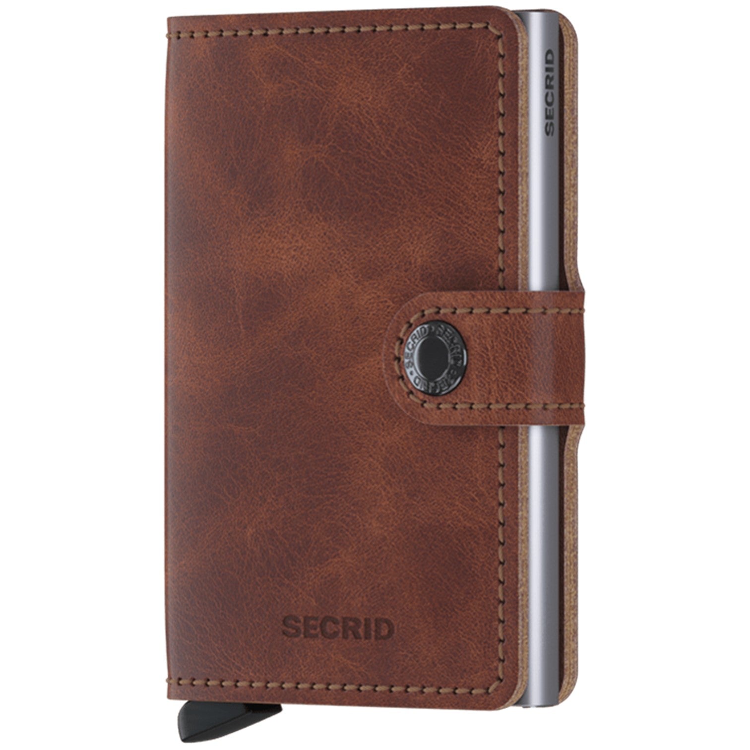 Secrid Miniwallet Skinnplånbok Vintage Brun
