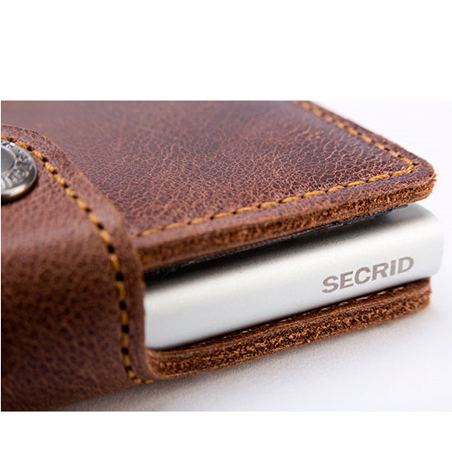 Secrid Miniwallet Skinnplånbok Vintage Brun