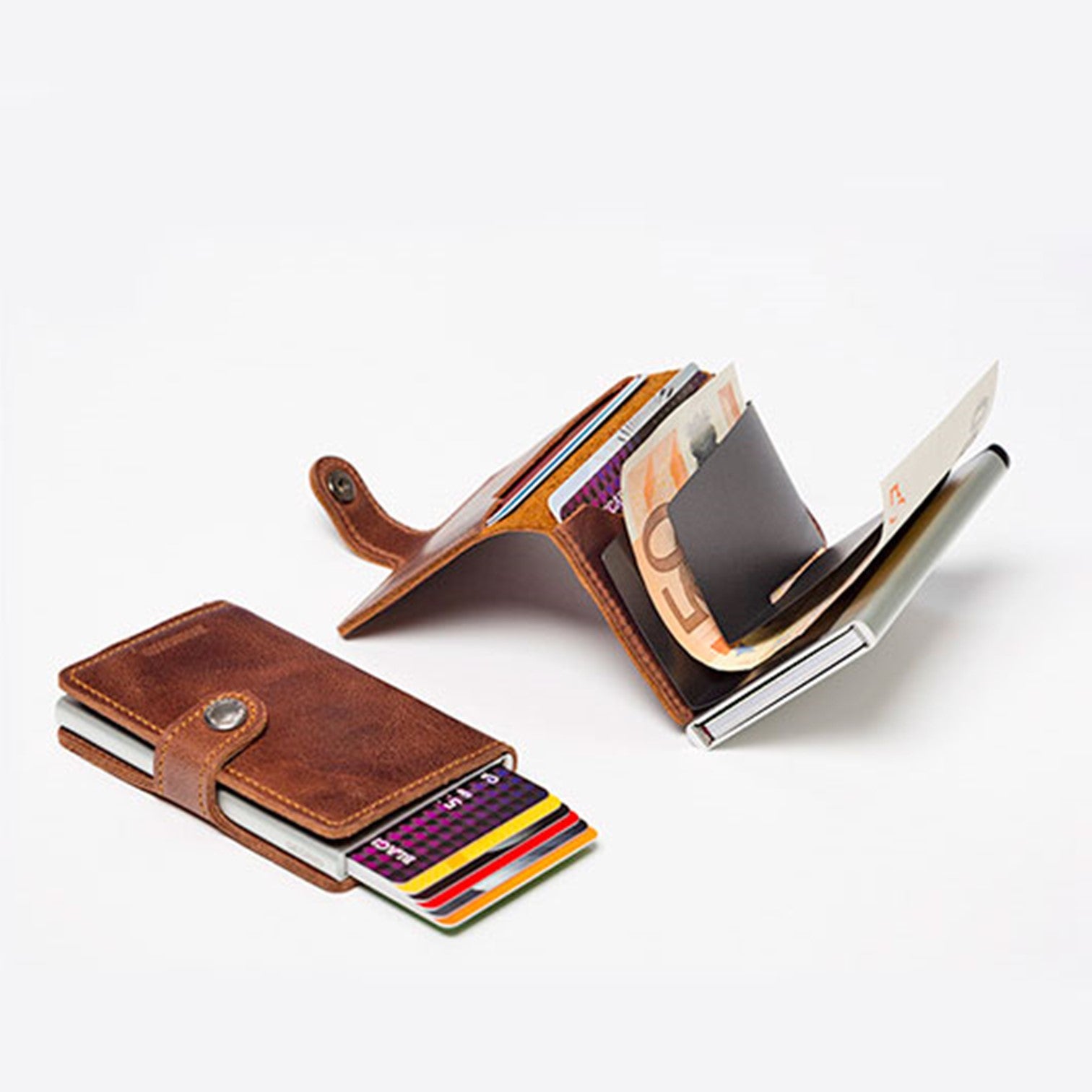 Secrid Miniwallet Skinnplånbok Vintage Brun