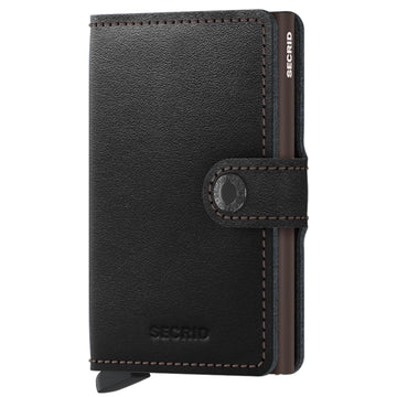 Secrid Miniwallet Original Skinnplånbok Svart & Brun