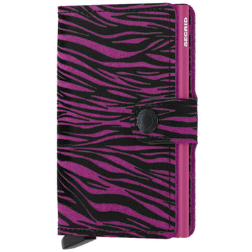 Secrid Miniwallet Skinnplånbok Zebra Fuchsia