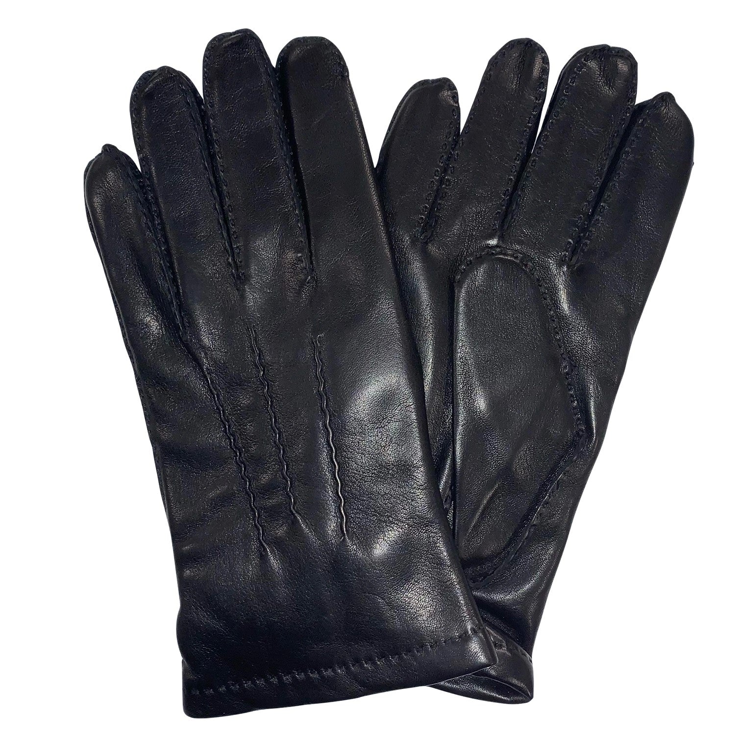 Fingerman S&S Herrhandske Lammskinn Svart