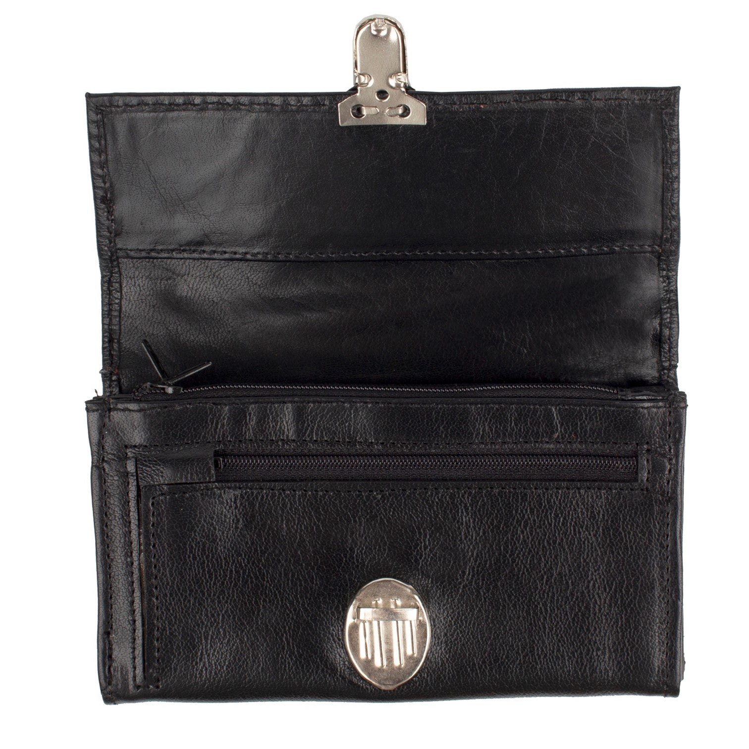 The Monte Servitör/Taxibörs i Skinn Svart