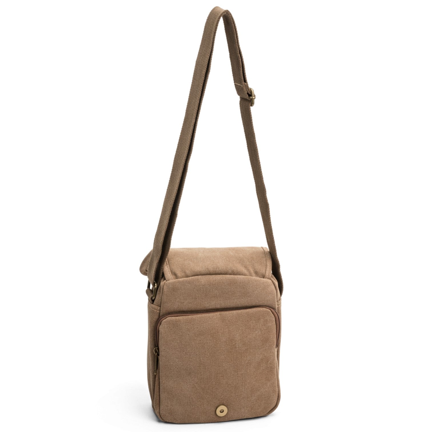 Ted Cole Canvasväska Camel