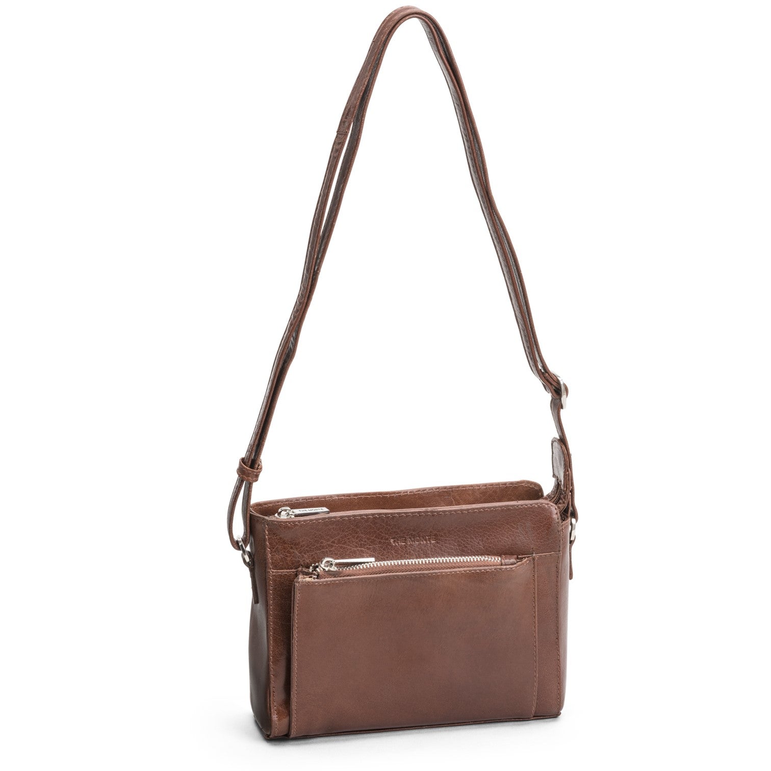 The Monte Linda Crossbody Väska i Skinn Bridge