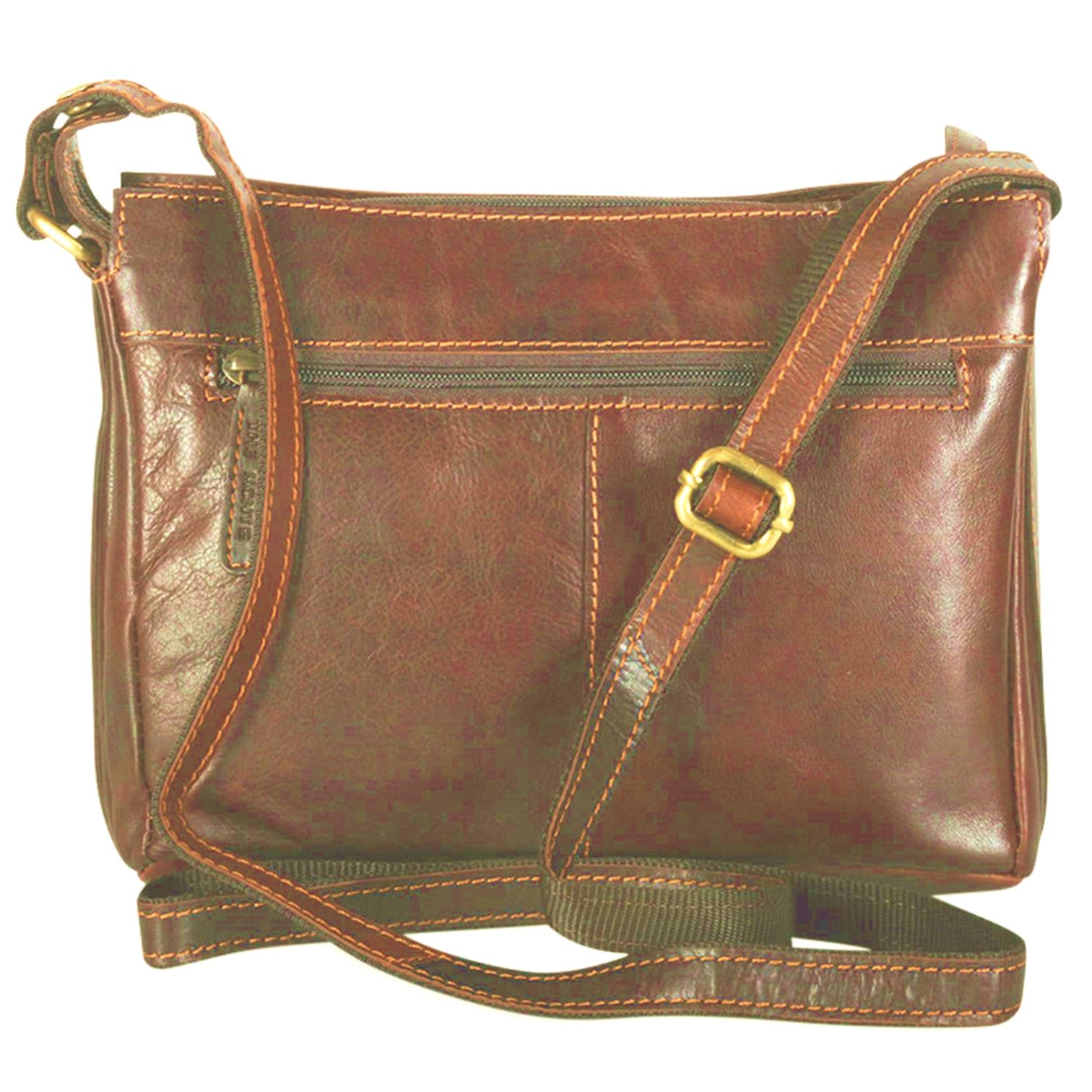 The Monte Cowboy Axelväska i Skinn Brun