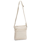 The Monte Lea Axelremsväska i Skinn Beige