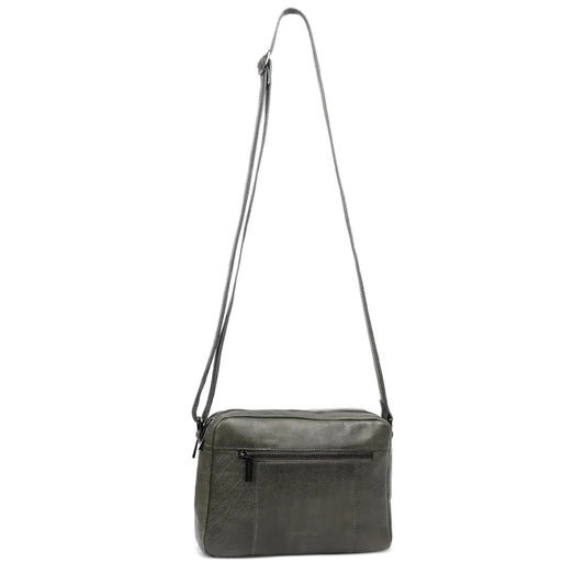 The Monte Zara Axelremsväska i Skinn Grön