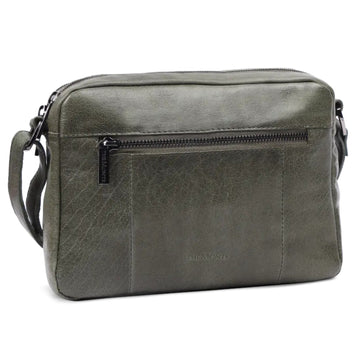 The Monte Zara Axelremsväska i Skinn Grön