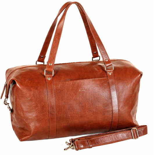 Monte New York Weekendbag nahkasillasta