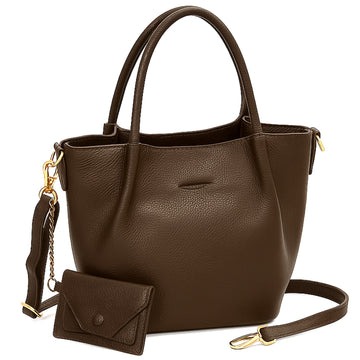 The Monte LT Handväska i Skinn Mörkbrun