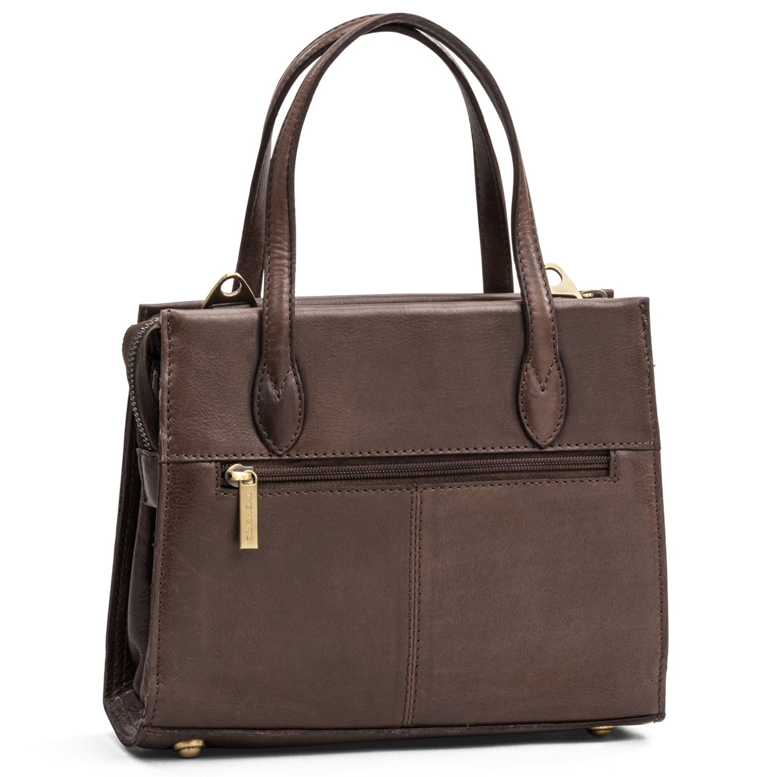 The Monte GX Handväska i Skinn Stor Mörkbrun