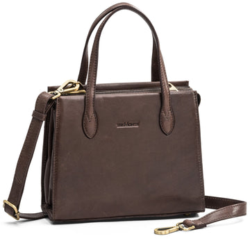 The Monte GX Handväska i Skinn Mörkbrun