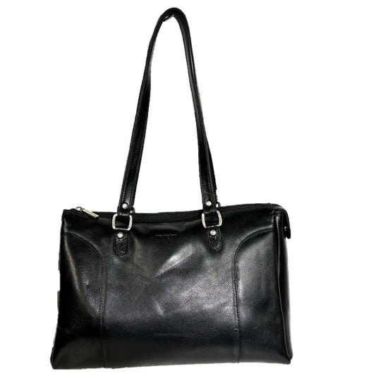 The Monte Bronx Svart Handväska i Skinn