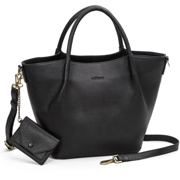 The Monte LT Stor Handväska i Skinn Svart