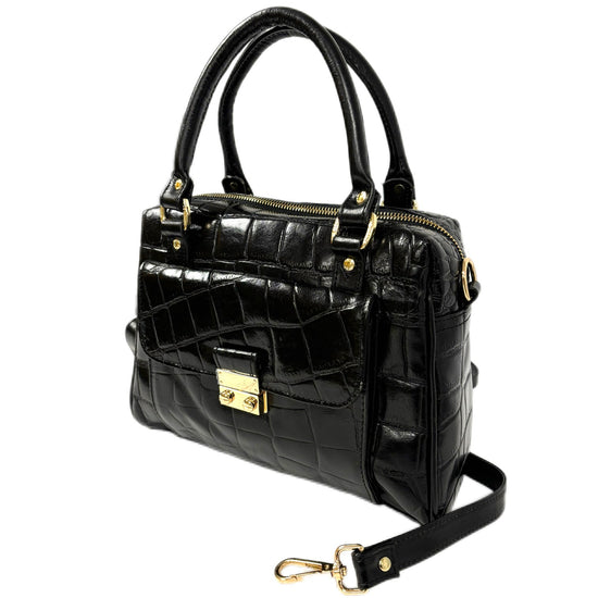 The Monte Queen Handväska i Skinn Svart