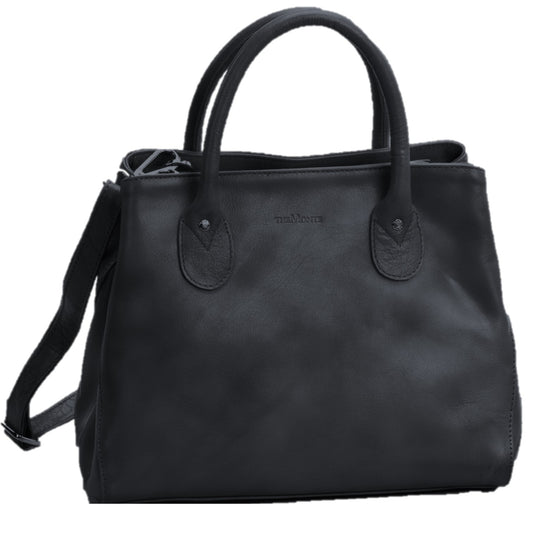 The Monte New Handväska i Skinn Svart