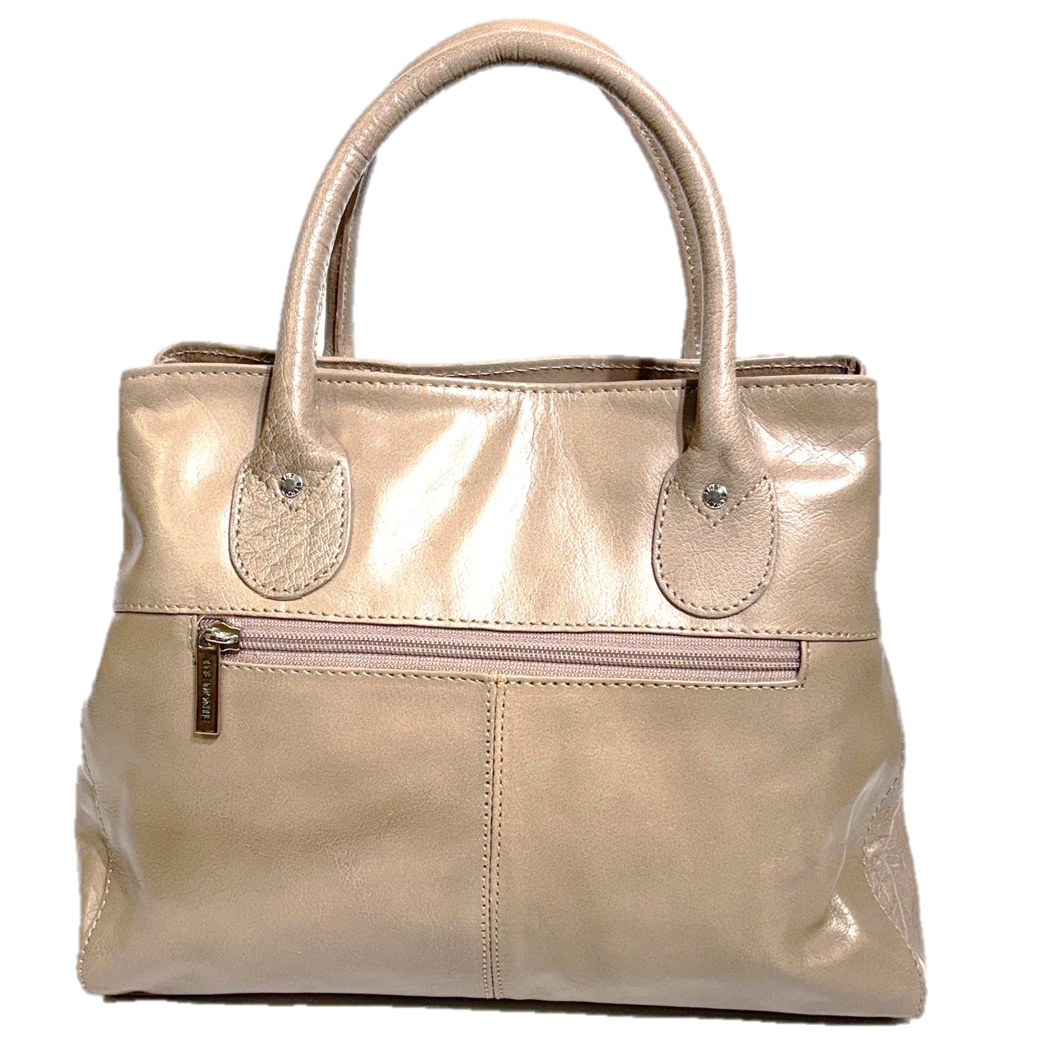 The Monte New Handväska i Skinn Taupe