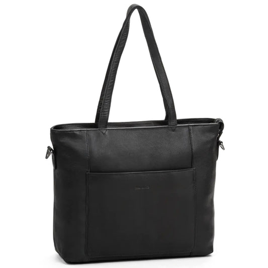 The Monte 1980 Stor Handväska i Skinn Svart