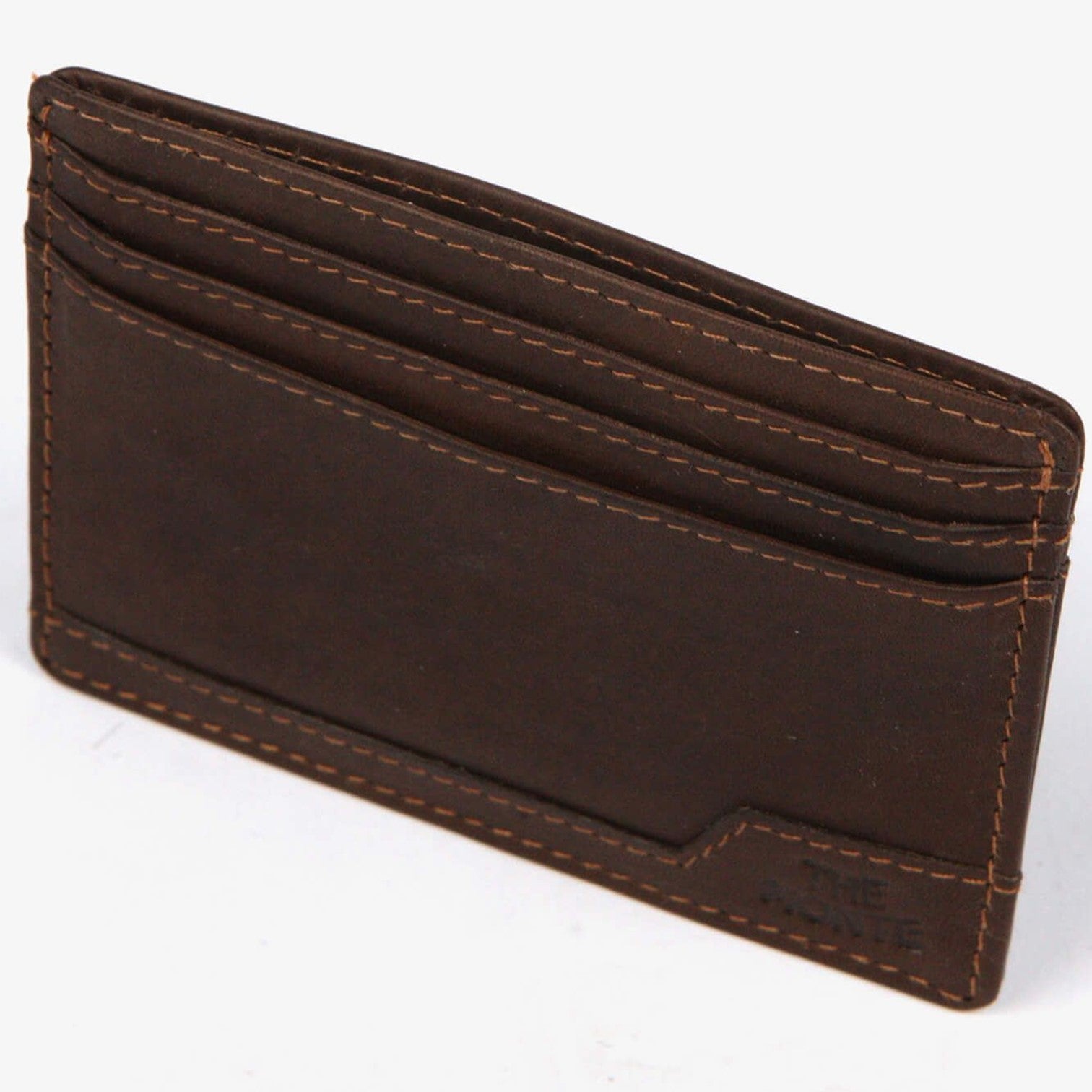 The Monte Vintage Korthållare i Skinn Brun