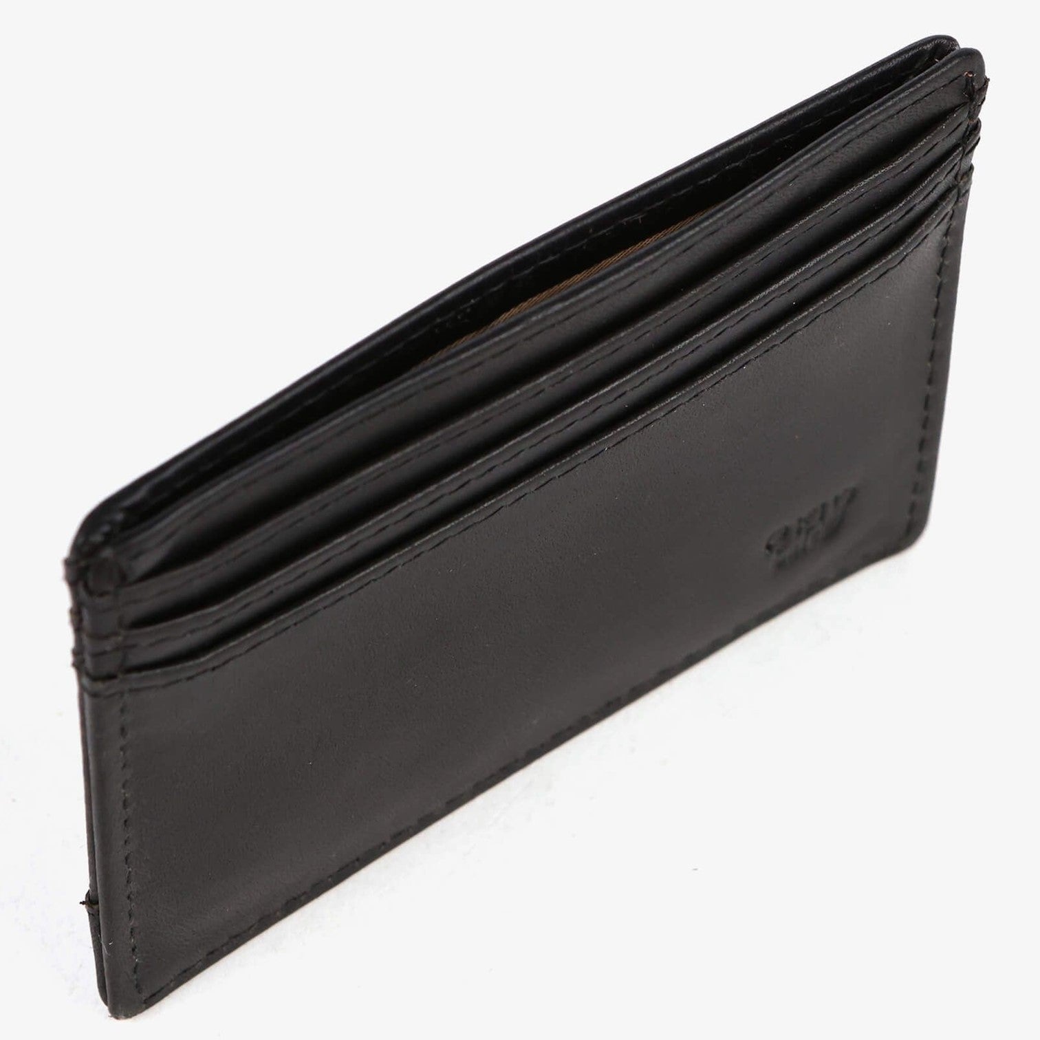 The Monte Vintage Korthållare i Skinn Svart