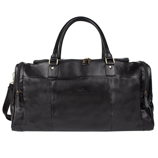 The Monte Weekendbag i Skinn Svart