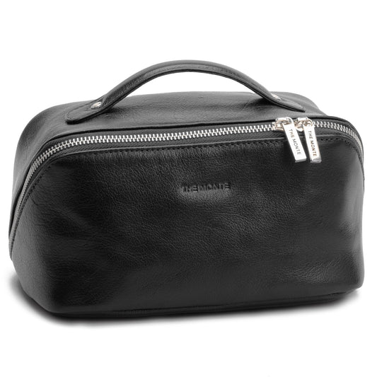 The Monte Aron Necessär i Skinn Svart