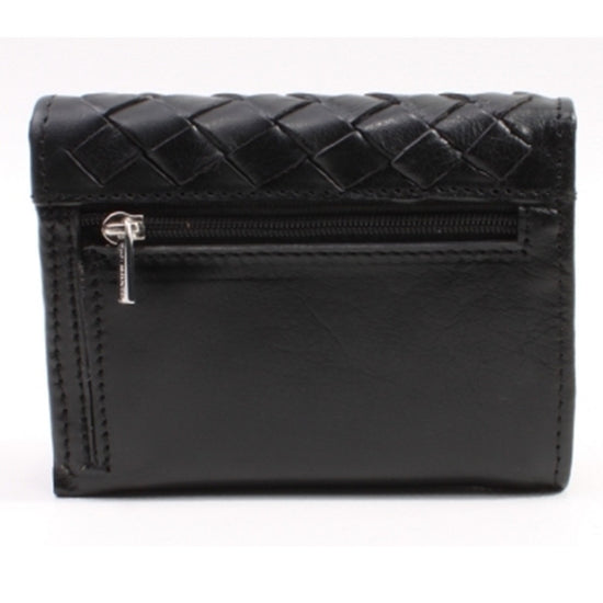 The Monte Braid  Plånbok i Skinn Svart