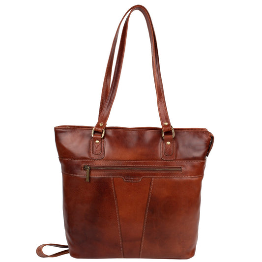 The Monte Retro Handväska Stor i Skinn Bridge