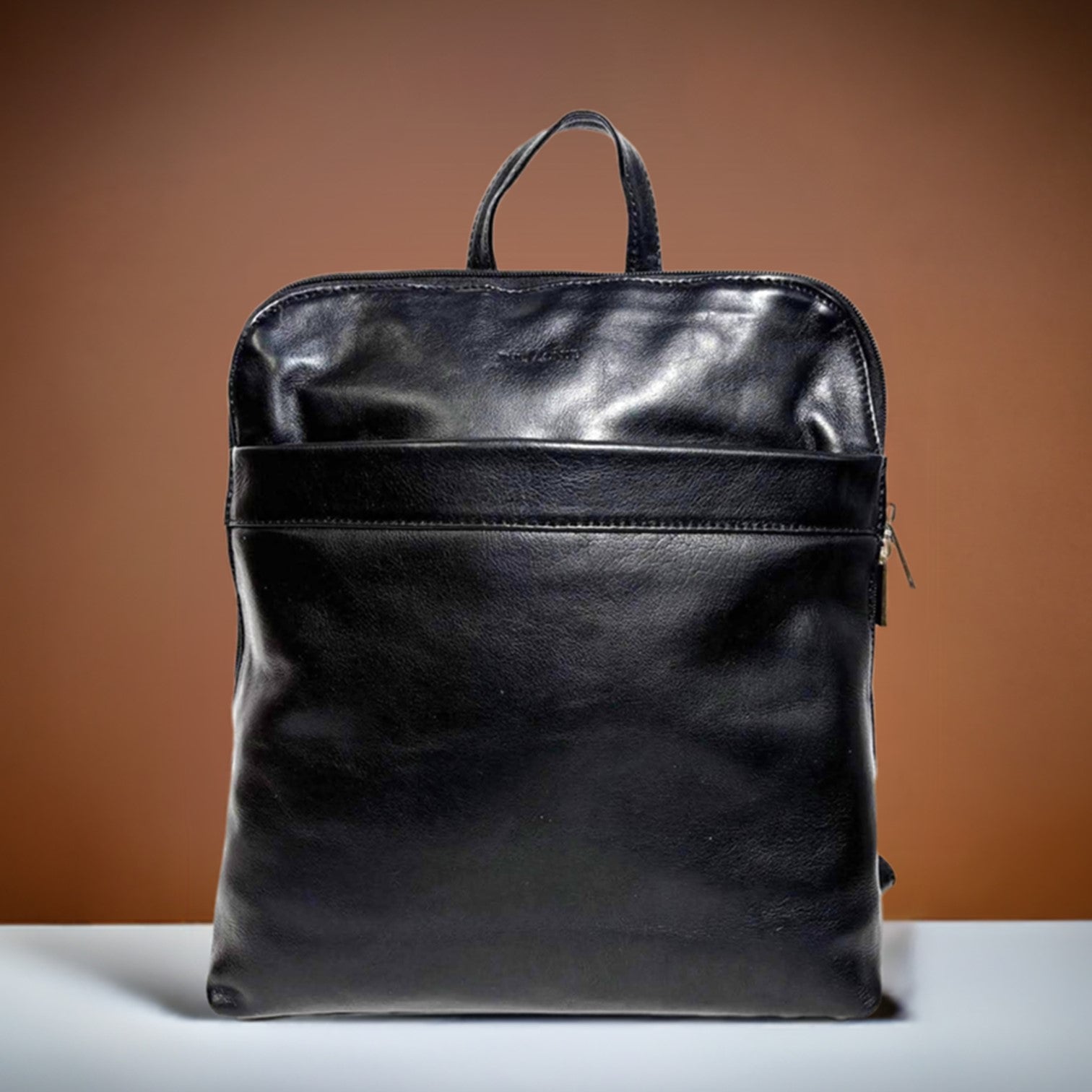 The Monte Lina Ryggsäck i Skinn Svart