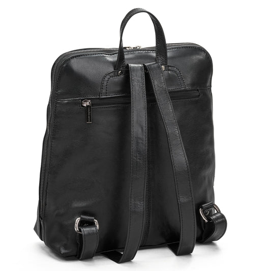 The Monte Lea Ryggsäck i Skinn Svart