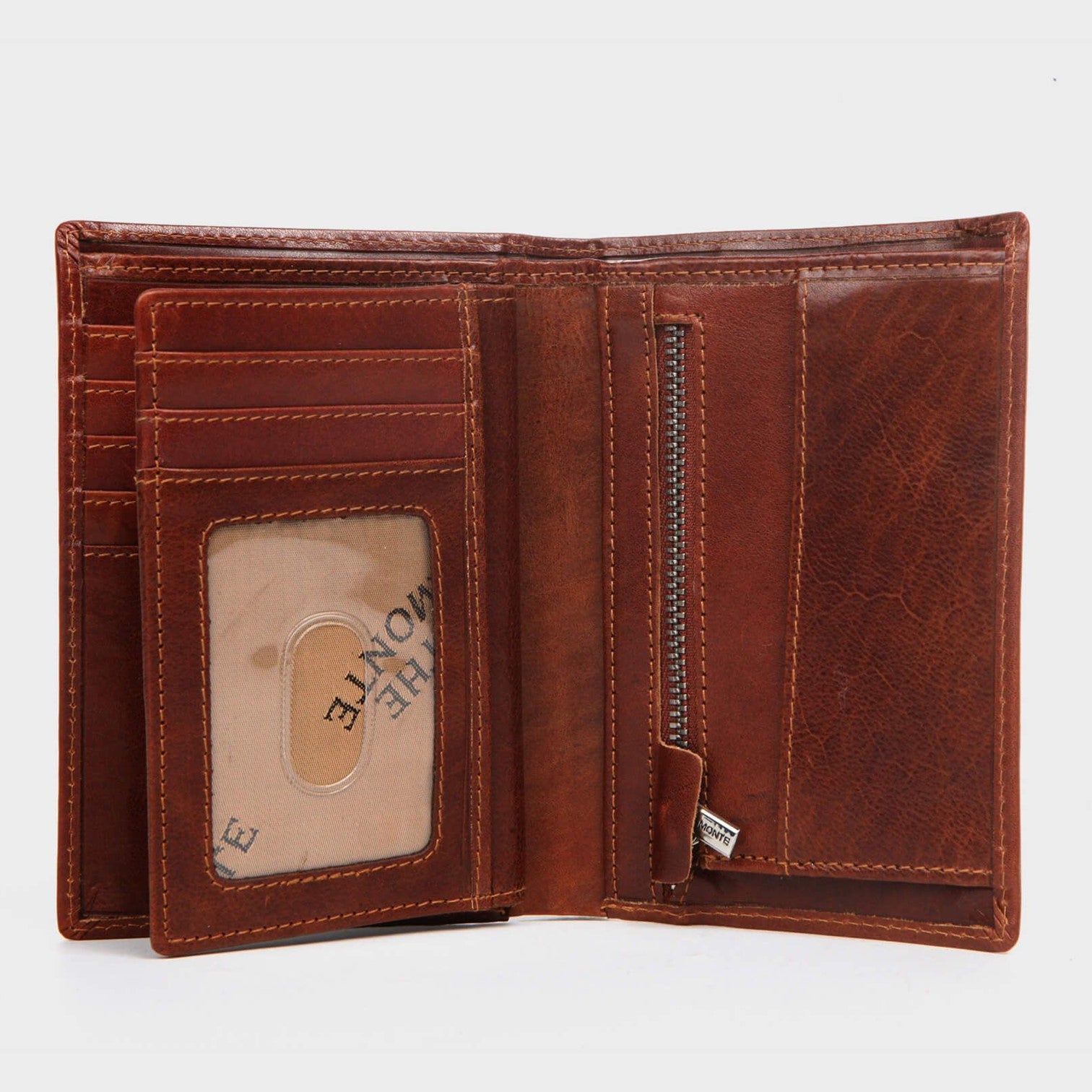 The Monte Elegant Plånbok i Skinn Cognac