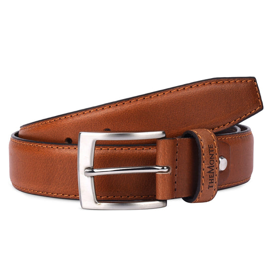 The Monte Bronx Skärp i Läder 120cm Cognac