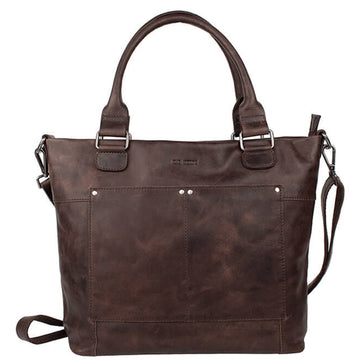 The Monte Handväska i Skinn Brun