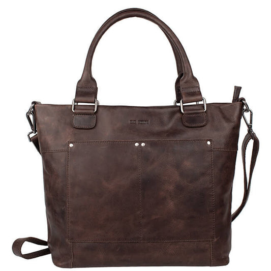 The Monte Handväska i Skinn Brun