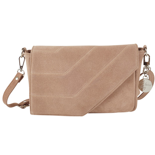 Ulrika Italy Axelremsväska i Skinn Taupe
