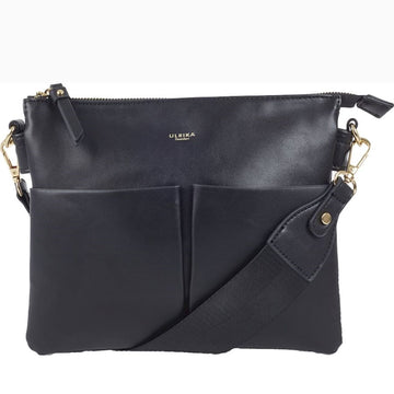 Ulrika Raw Axelremsväska Svart