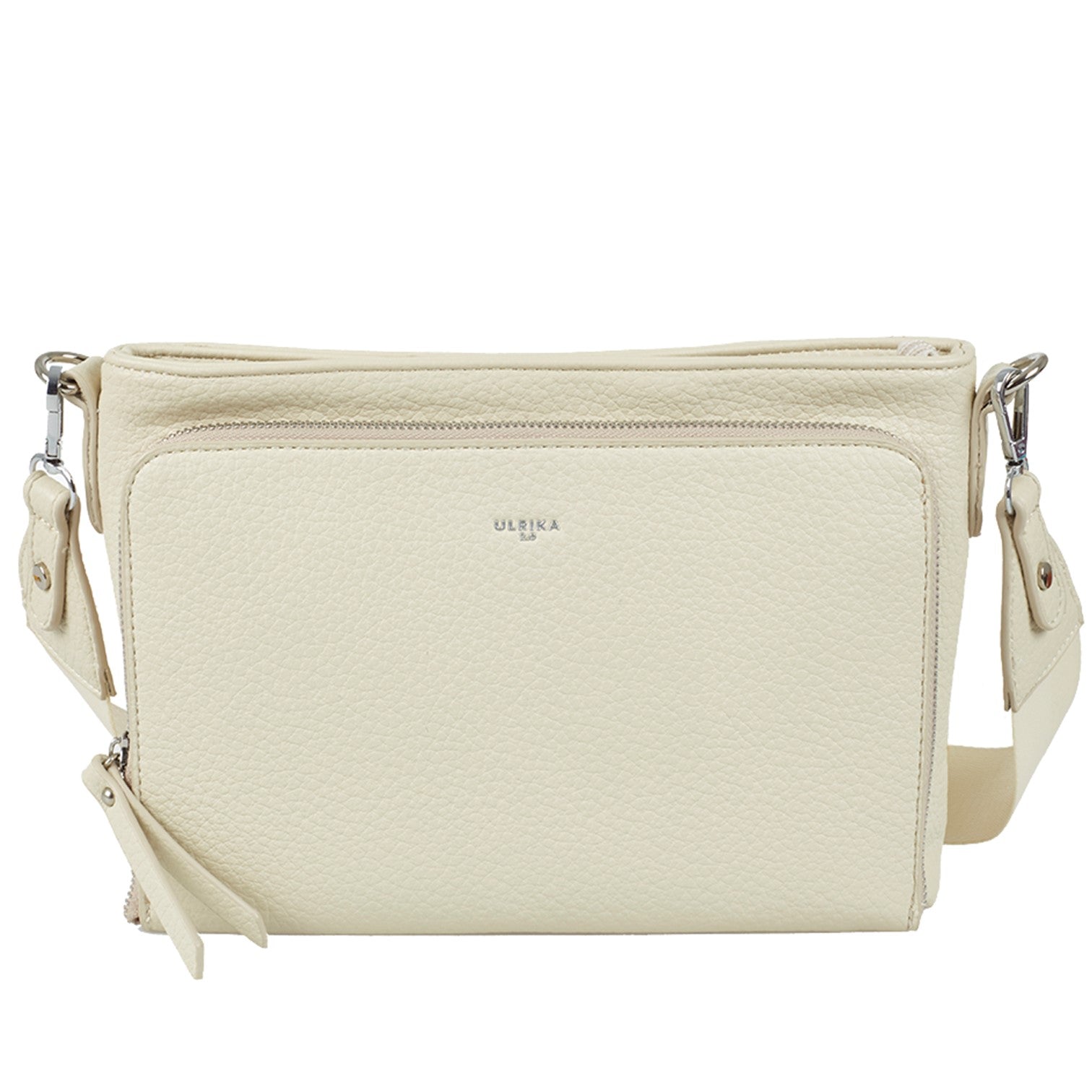 Ulrika Dam Recycled Axelremsväska Beige