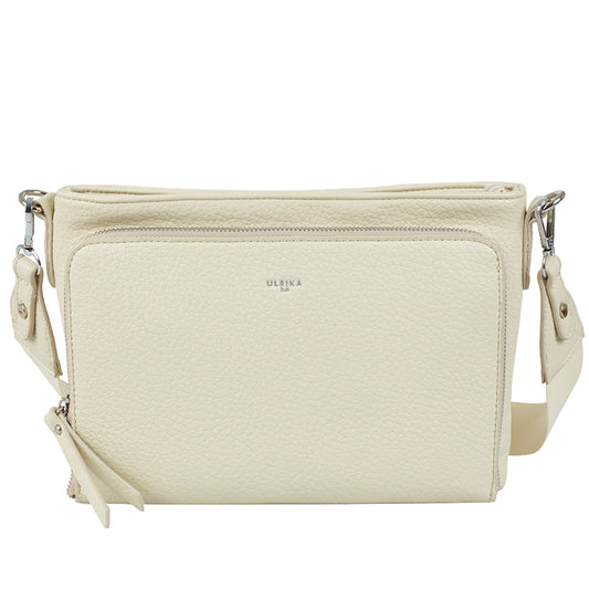Ulrika Dam Recycled Axelremsväska Beige