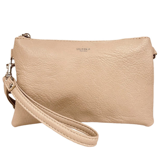 Ulrika Square Axelremsväska Liten Beige