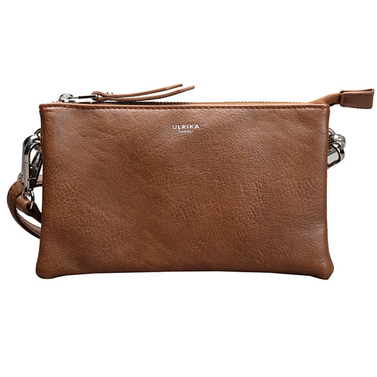 Ulrika Noos 2fack Axelremsväska Brun