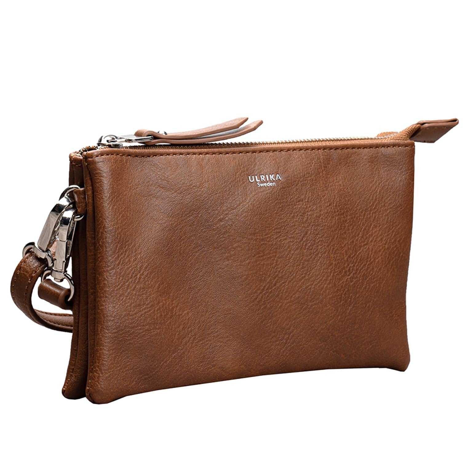 Ulrika Noos 2fack Axelremsväska Brun