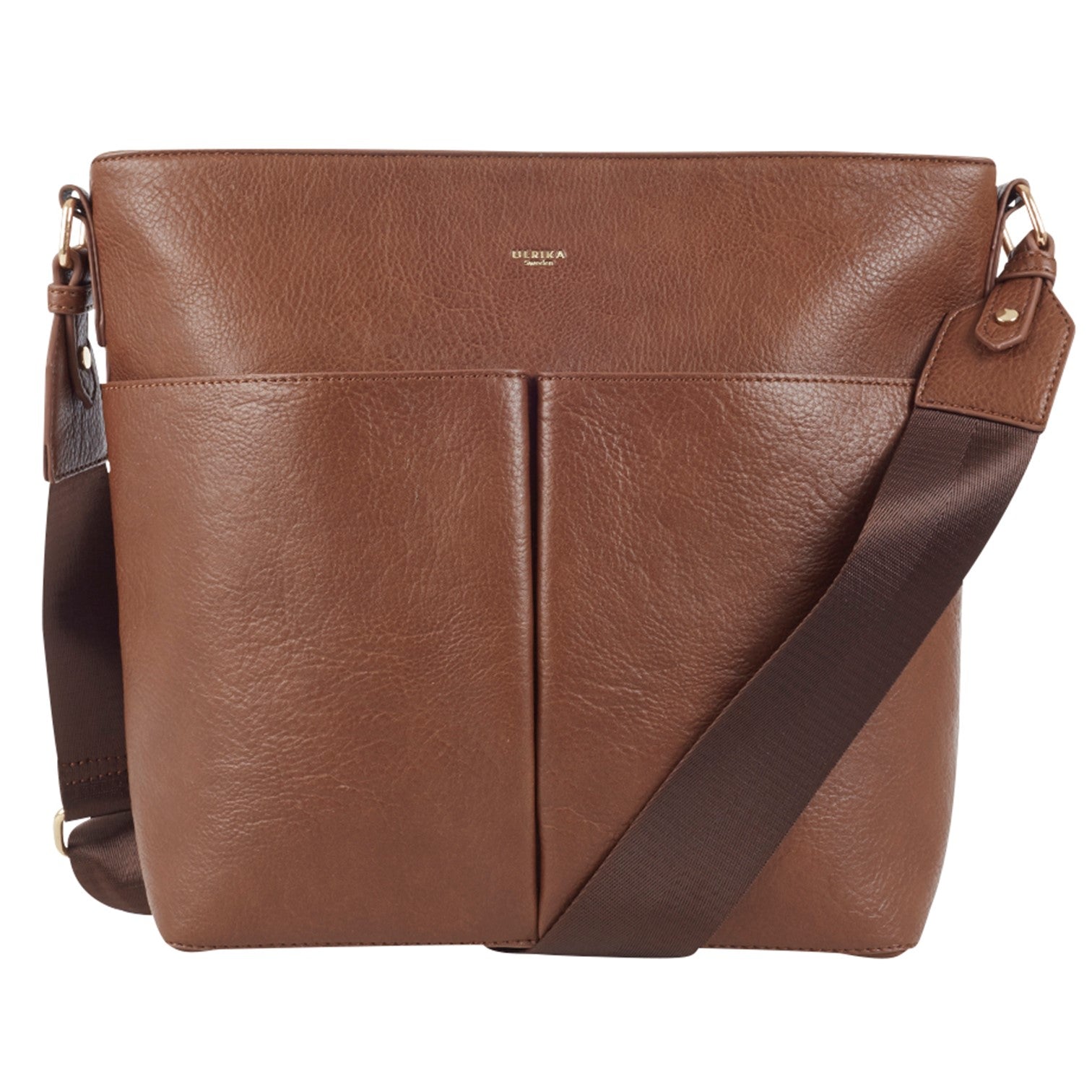 Ulrika Pocket Axelremsväska Stor Brun