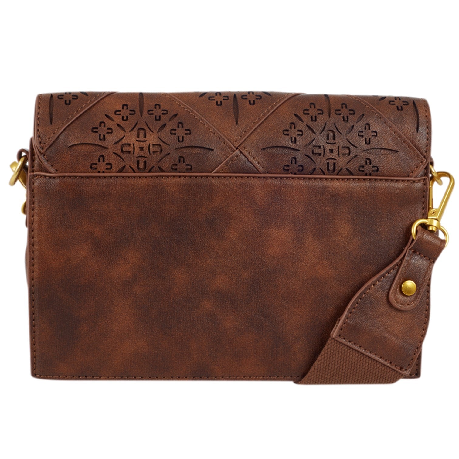 Ulrika Lazer Axelremsväska Brun