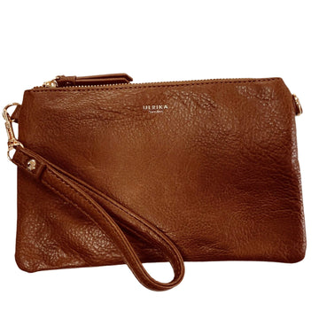 Ulrika Dam Axelremsväska Liten Brun