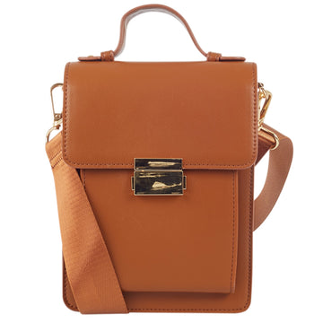 Ulrika Tick Tack Axelväska Brun