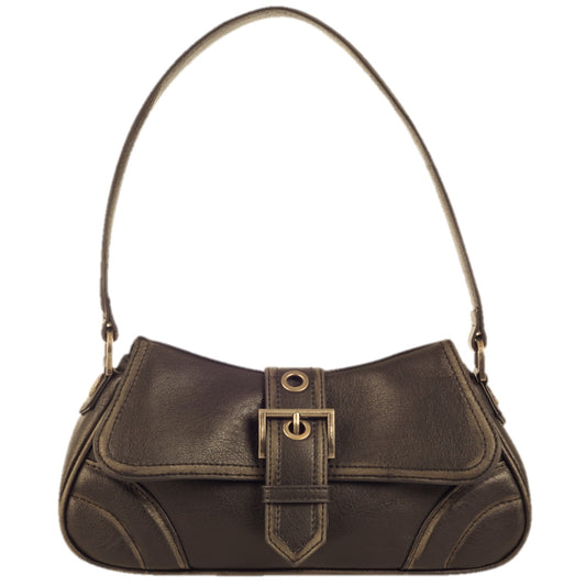 Ulrika Vintage Klaffväska Brun