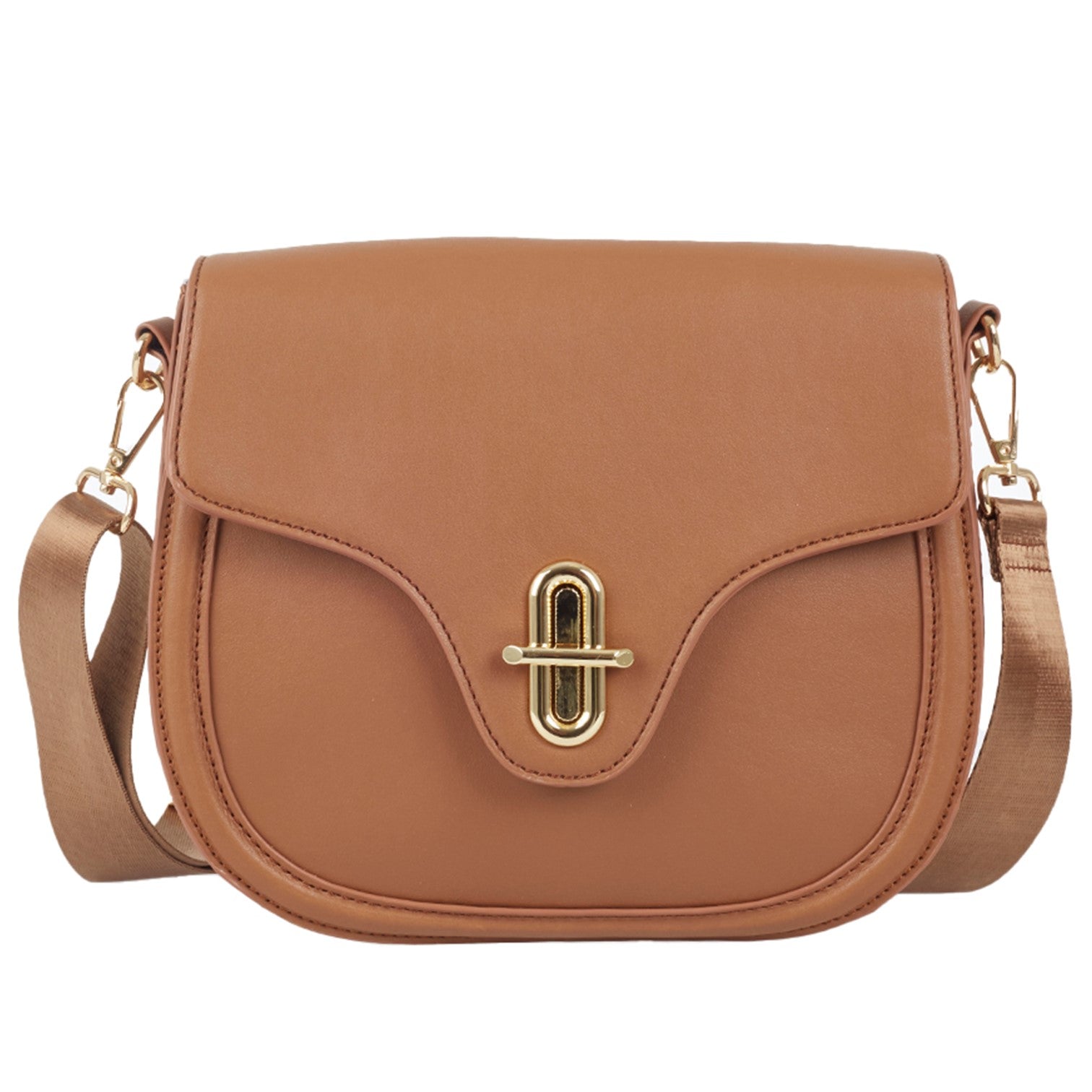 Ulrika Sweden Line Axelväska Brun