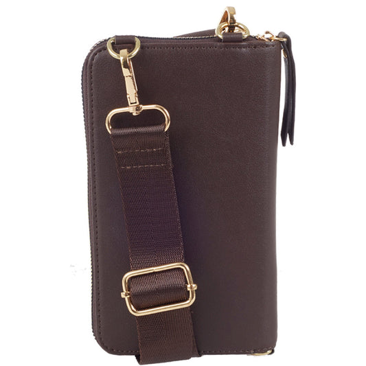 Ulrika Phone Axelremsväska Liten Mörkbrun